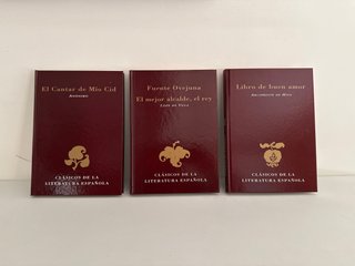 Lote 3 Libros Clásicos Literatura Española