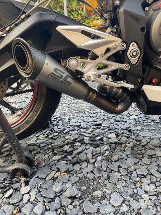 Triumph Street Triple 765 RS Blanca