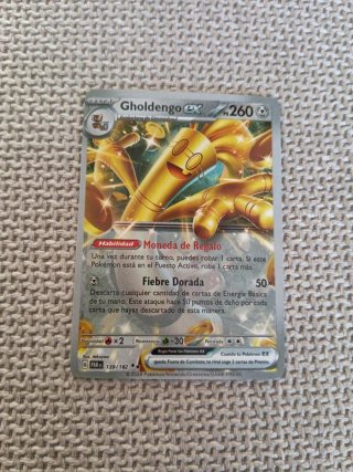 Carta Pokémon Gholdengo EX