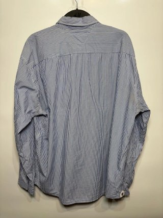 Camisa Tommy Hilfiger Rayas Azul/Blanco 2XL