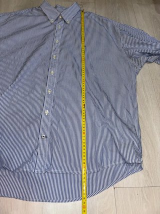 Camisa Tommy Hilfiger Rayas Azul/Blanco 2XL