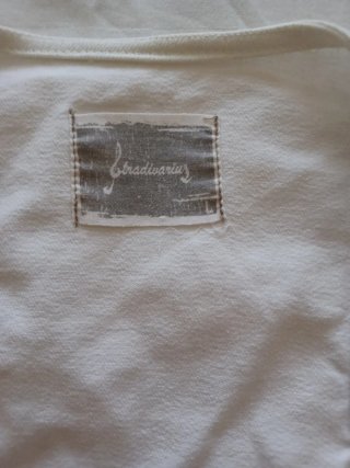Chaleco Stradivarius blanco