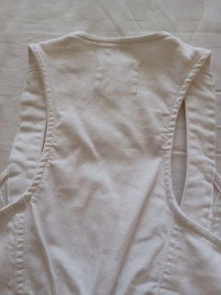 Chaleco Stradivarius blanco