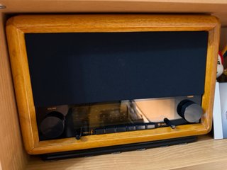 Radio Vintage Madera Imitación