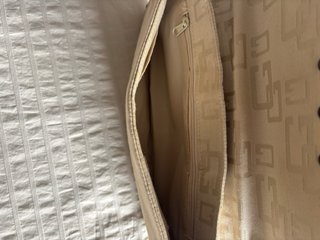 Bolso Guess Vintage y2k Beige Cadena