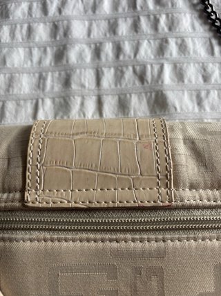 Bolso Guess Vintage y2k Beige Cadena