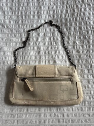 Bolso Guess Vintage y2k Beige Cadena