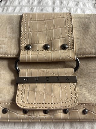 Bolso Guess Vintage y2k Beige Cadena
