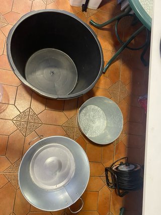 Juego de 3 cubos grandes catering