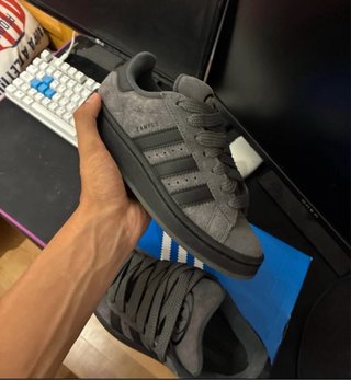 Adidas Campus 00s Gris/Negro Talla 35,5