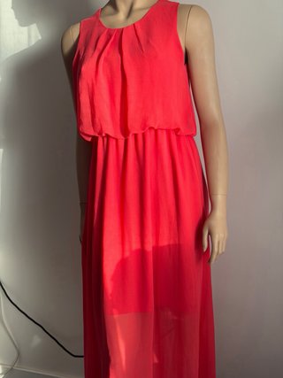 Vestido de verano coral