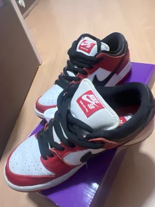 Nike Dunk Low Pro SB Rojo Blanco