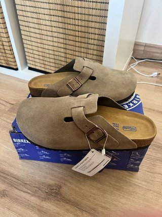 Birkenstock Boston Taupe Talla 41