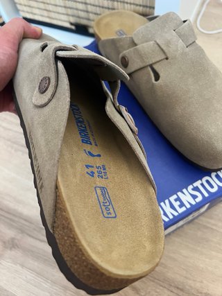 Birkenstock Boston Taupe Talla 41