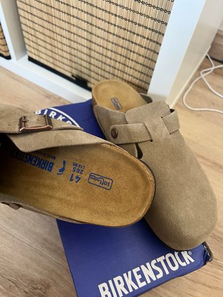 Birkenstock Boston Taupe Talla 41