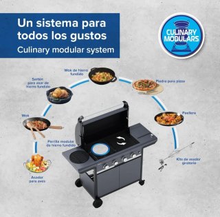 Barbacoa Campingaz 3 quemadores Instaclean+Regalo