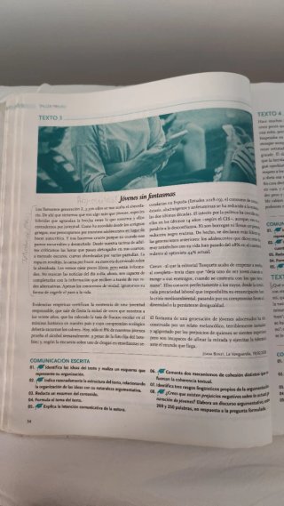 Lengua castellana y literatura, 1 BACH.