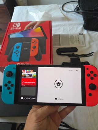 Nintendo Switch OLED - Rosso/Blu