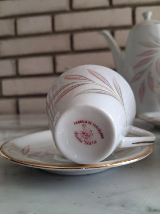 Juego de café porcelana Santa Clara