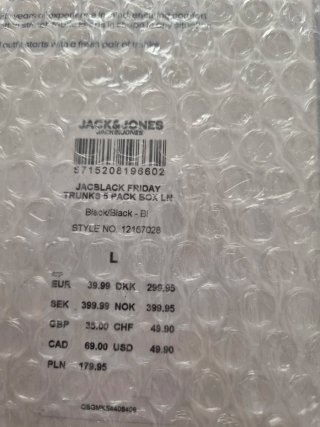 Pack 5 Calzoncillos Jack & Jones