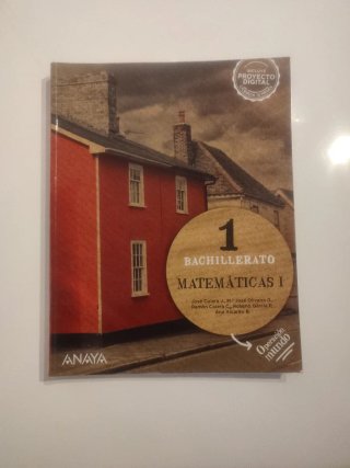 Libro Matemáticas 1 bachillerato