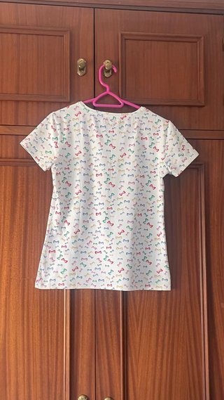 Camiseta Precchio Algodón Lazos Talla XL