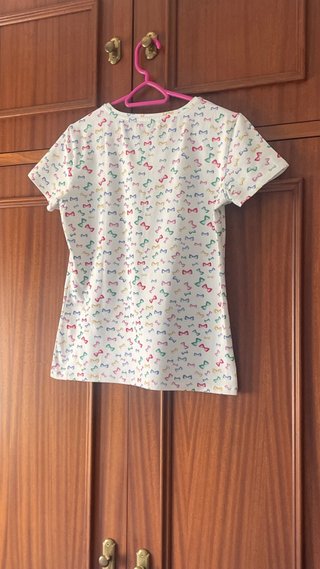 Camiseta Precchio Algodón Lazos Talla XL