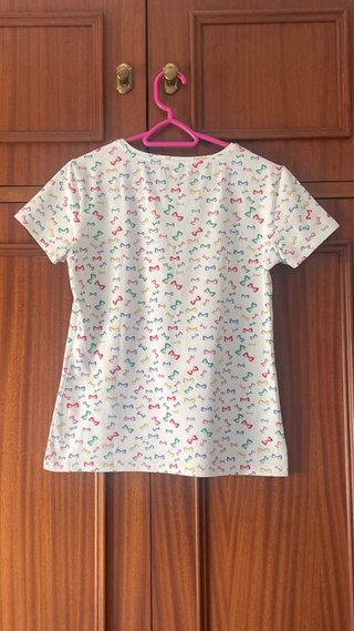 Camiseta Precchio Algodón Lazos Talla XL
