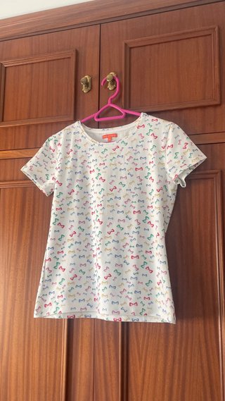 Camiseta Precchio Algodón Lazos Talla XL