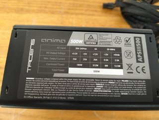 Fuente Alimentación Tacens 500W APSIII500