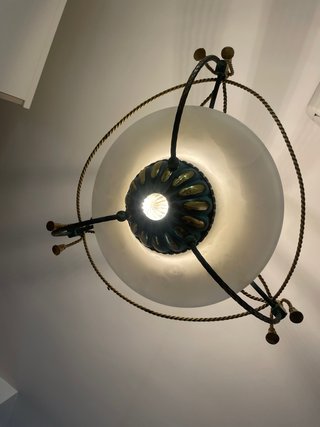 Lámpara colgante estilo vintage de salón