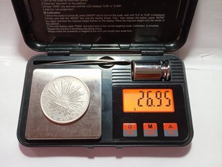 Moneda 8 Reales 1894 Messico Argento