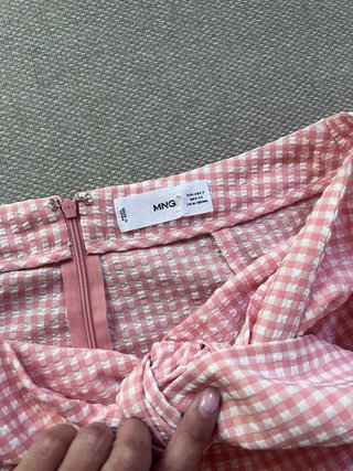 Falda Mango cuadros talla S