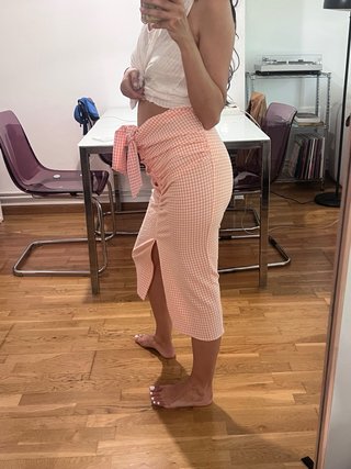 Falda Mango cuadros talla S