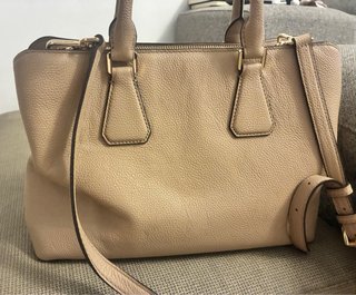 Bolso Michael Kors Beige Dorado