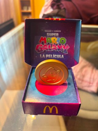 Moneda destello película Mario Galaxy.