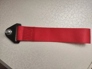 Cincha de remolque Sparco roja