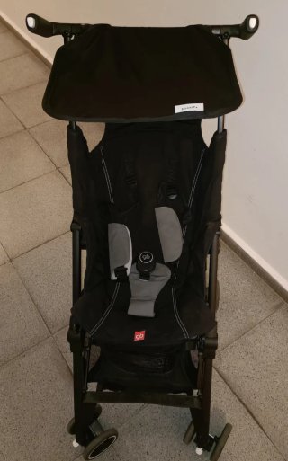 Silla de paseo negra