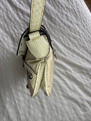 Bolso Guess Vintage y2k Beige y Plateado