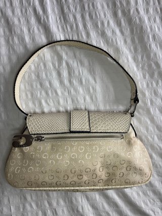 Bolso Guess Vintage y2k Beige y Plateado