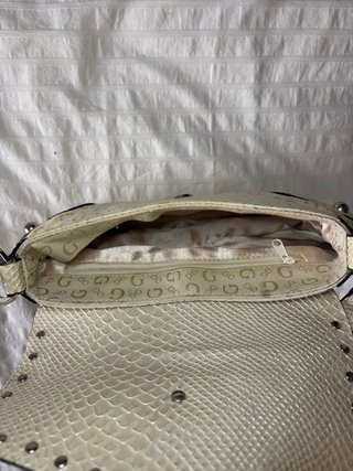 Bolso Guess Vintage y2k Beige y Plateado