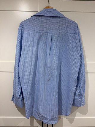 Camisa Rayas Azul Talla L