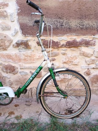 Bicicleta GAC clásica verde