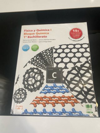 Libro de fisica y quimica primero bachiller