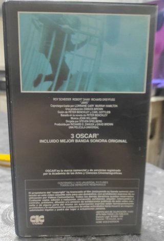 Tiburón VHS Película Terror Suspense Español