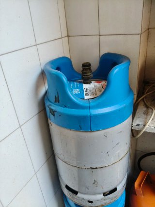 Bombona Camping Azul y Gris