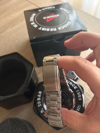 Casio G-Shock Reloj Plata y Negro