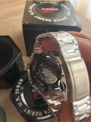 Casio G-Shock Reloj Plata y Negro