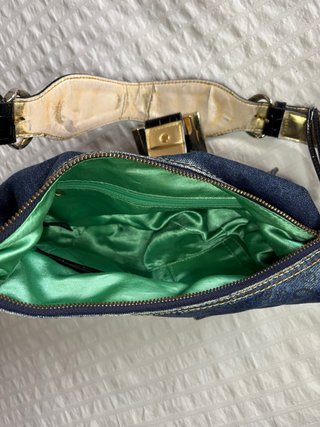 Bolso Guess Vintage denim y2k Azul y Dorado