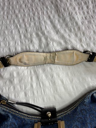 Bolso Guess Vintage denim y2k Azul y Dorado